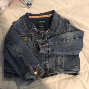 Cropped denim jacket